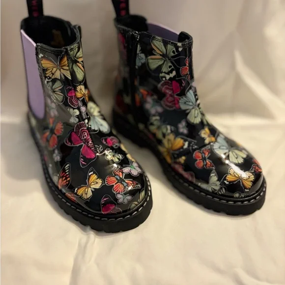 NWT Sophia Webster Lara Chelsea boots mid night butterfly meadow size 25 - Picture 7 of 8